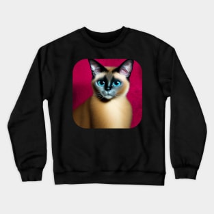 Siamese cat Crewneck Sweatshirt